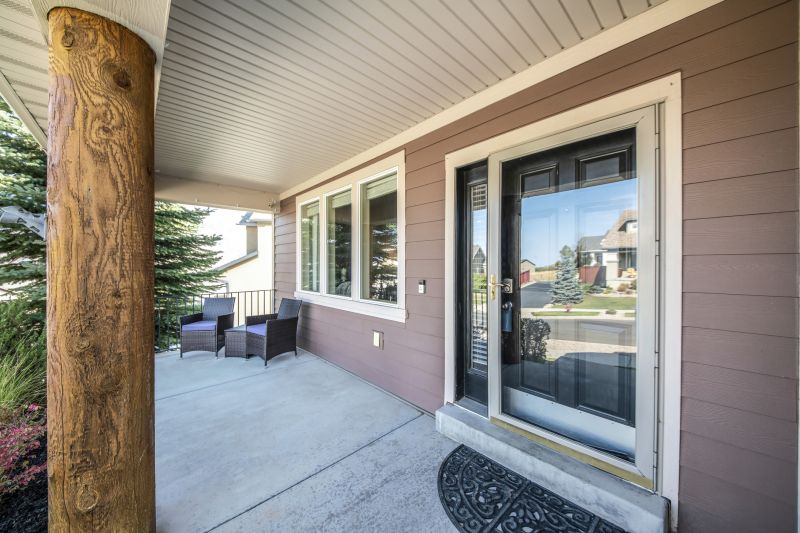 Engineered wood siding application